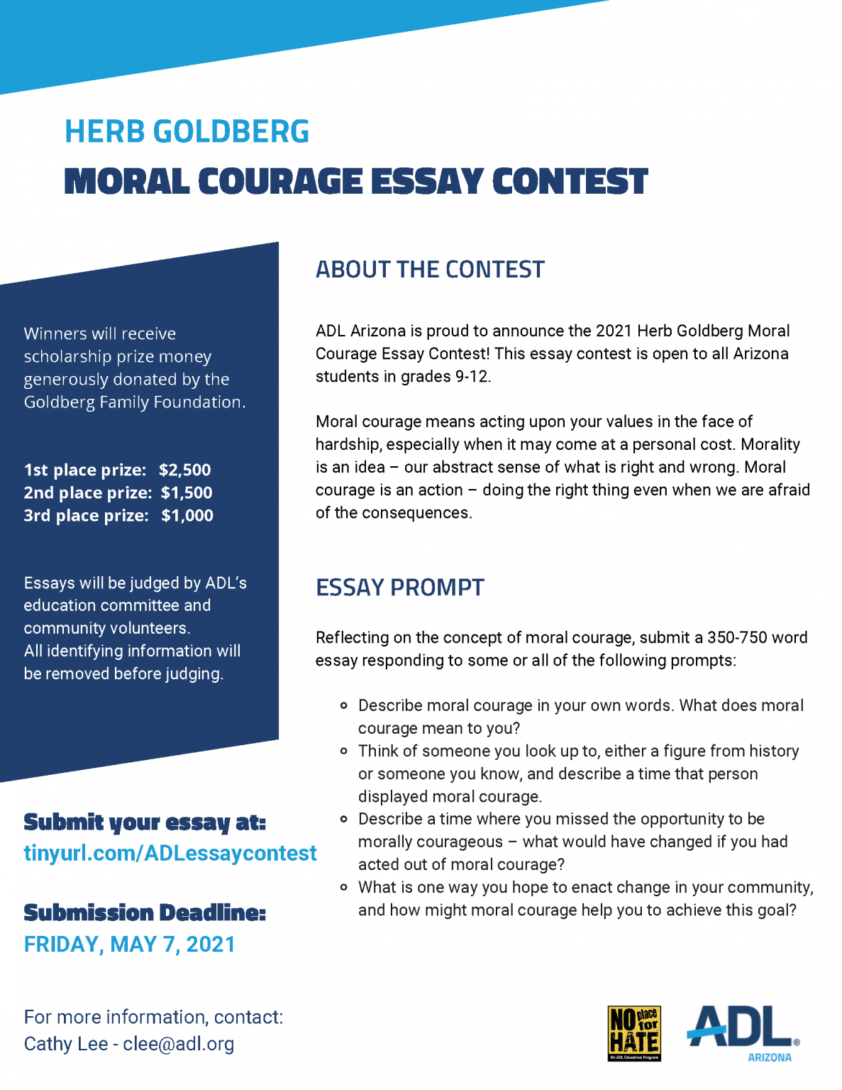 anti-defamation-league-herb-goldberg-moral-courage-essay-contest